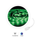 Rollo 5M tira LED 14,4W/M RGB 24V