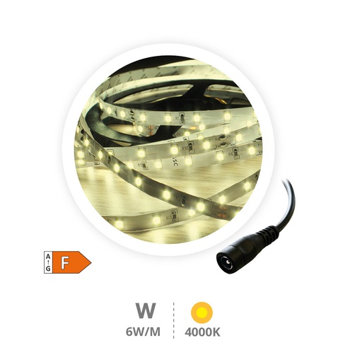 [204030015] Rollo 5M tira LED 6W/M 4000-4500K IP44 24V