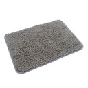 [404000001] Alfombra de baño de microfibra Gris