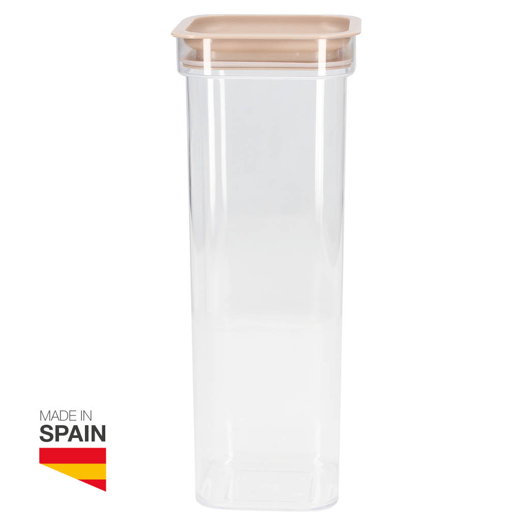 Bote de cocina apilable 1,90L Gris - Retráctil 12uds