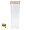 [401030023] Bote de cocina apilable 1,90L Gris - Retráctil 12uds