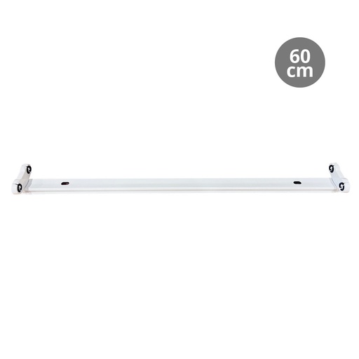 [203810005] Regleta industrial para 2 tubos LED T8 60cm