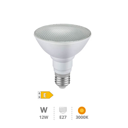 Bombilla LED PAR30 12W E27 3000K IP65