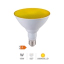 Bombilla LED PAR38 15W E27 Amarillo IP65