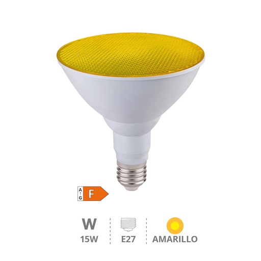 [200620026] Bombilla LED PAR38 15W E27 Amarillo IP65