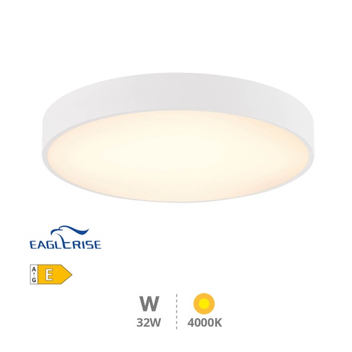 [203605080] Plafón techo LED Kataja 32W 4000K Blanco