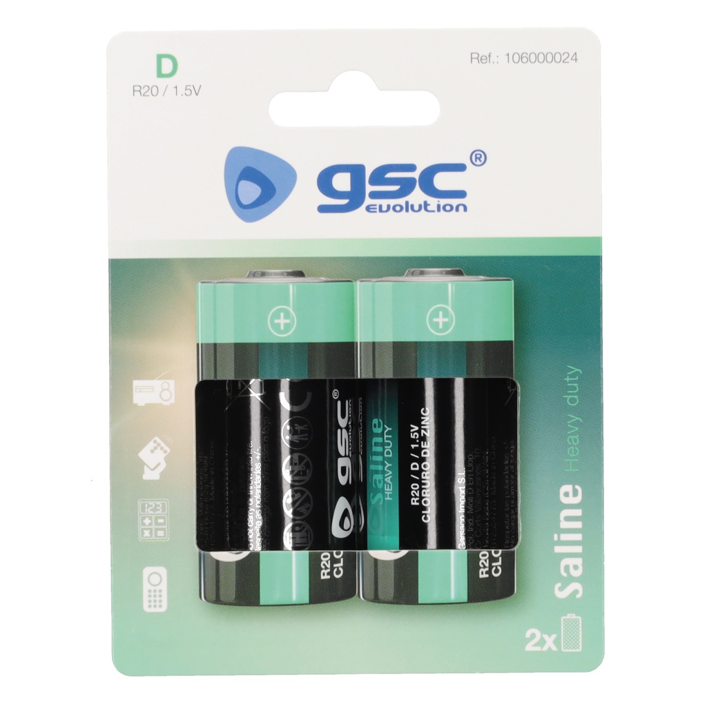 Pila GSC Evolution salina R20 (D) Blíster 2ud