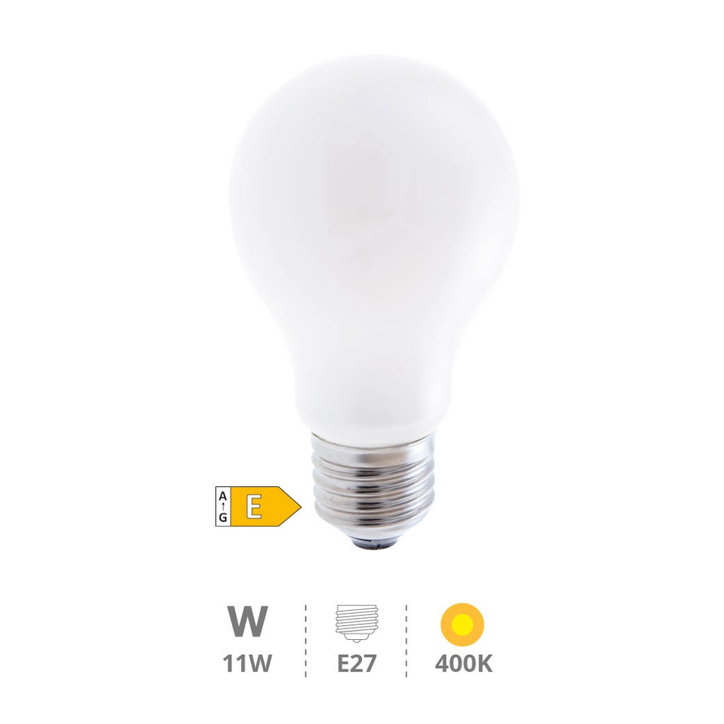 Bombilla LED estándar Serie Cristal 11W E27 4000K