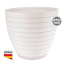 [403030002] Maceta Pomara Ø150mm Blanco