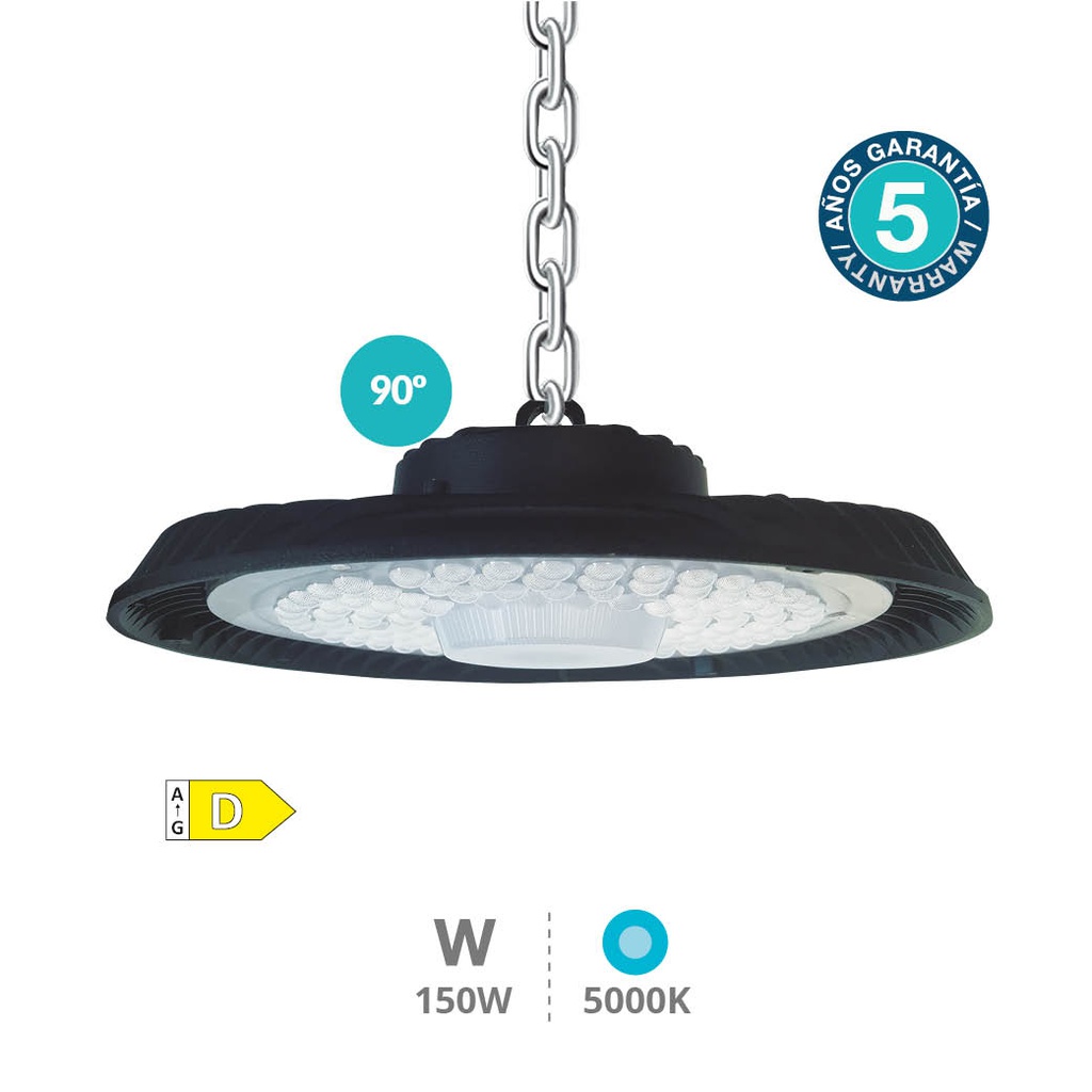 Campana industrial LED Titas 150W 90º 5000K