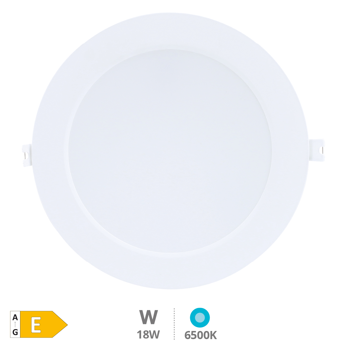 Downlight empotrable LED redondo Dumba 18W 6500K Blanco - Libertina