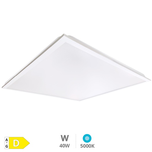 [203400025] Panel empotrable LED Lubuko 59,5x59,5cm 40W 5000K UGR19 IP44 Blanco - Pro Line