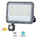 [202610017] Proyector aluminio LED Belinta con sensor 50W 6500K IP65 Negro