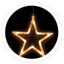 [204635019] Estrella colgante de navidad LED 3xAAA