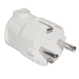 [000200057] Two pole plug 4.8mm White