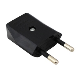 [000200483] Two pole plug 4mm Black