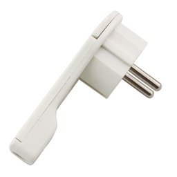 [000203391] Superslim two pole plug White