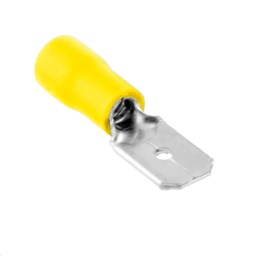 [000303632] Saco 50 un. terminal macho plano 6,35/4–6 mm Amarelo