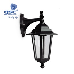 [000701857] Farol de jardín brazo arriba Serie Lenna E27 Negro