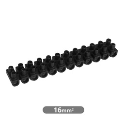 [001000112] 10pcs kit of terminal blocks 16mm2 connection - Black