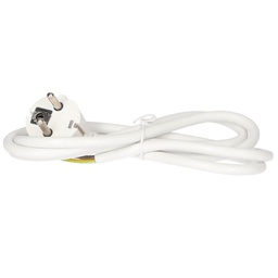 [001101091] Connexion câble PVC + Sucko (3x1,0mm) 1,5 M Blanc