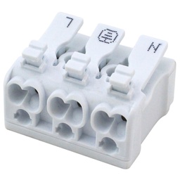 [001105525] 5pcs bag triple push connector 0.5-2.5mm