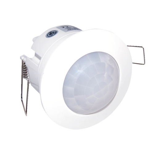 [001401237] Detector movimiento empotrar techo blanco 360º 230V LED