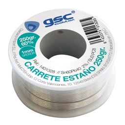 [001401328] Carrete de estaño 250gr 60% 1mm