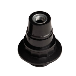 [002200732] E14 semi-threaded bakelite lamp holder Black