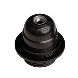 [002200734] E27 semi-threaded bakelite lamp holder Black