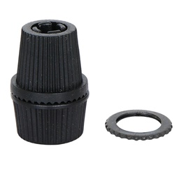 [002204619] Black cable gland - Bag 10u