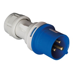 [002300332] Ficha Cetac 3P (2P+t) 16 A IP44 Azul