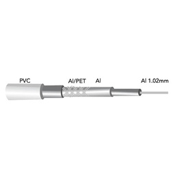 [002600941] Aluminum Coaxial Cable 100M Roll