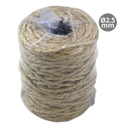 [002702546] Cuerda de Sisal Ø2.5mmx48M lineales 200gr.