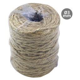 [002702547] Cuerda de Sisal Ø3.0mmx100M lineales 500gr.