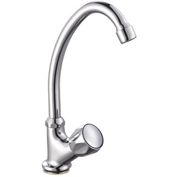 [003702421] Iguazu semi-curved chromed sink spout