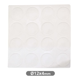 [003802788] Set of 16 Adhesive drops 4mm Ø12mm