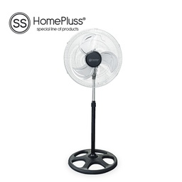 [008000636] Jene Stand Fan 50cm Ø 70W Metalic