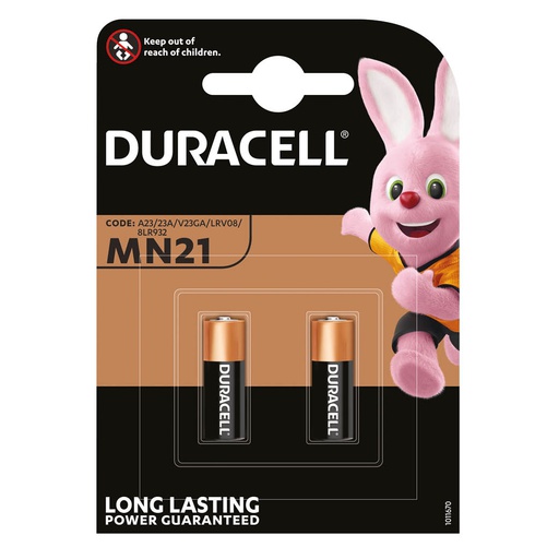 [009000140] Pila alcalina Duracell MN21 (3LR50) Blister 2