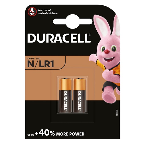 [009000144] Pila alcalina Duracell MN9100 (N/LR01) Blister 2