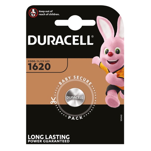 [009000147] Pila litio Duracell DL1620 Blister 1