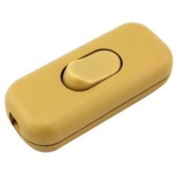 [102515002] Interruptor de passagem 6 A Dourado