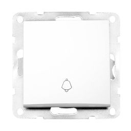 [103500006] Bouton-poussoir cloche à encastrer Iota Blanc