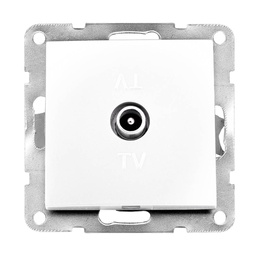 [103500014] Tomada de TV encastrável Iota Branco