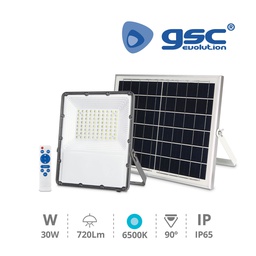 [202615000] Samon solar aluminum LED floodlight 5W 6500K IP65