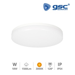 [203605021] Plafon teto LED Roma 18 W 4200 K IP54