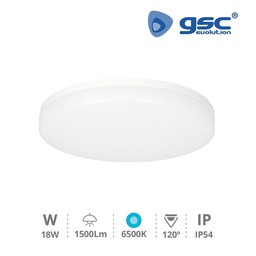 [203605022] Plafonnier LED Rome 18 W 6500K IP54