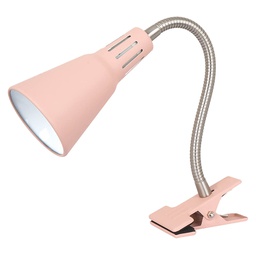 [204200002] Lampe à bras articulé à pince Nuka E14 rose