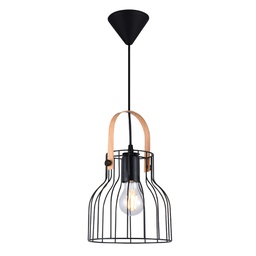 [204400016] Fundi series pendant lamp E27 Ø190MM black