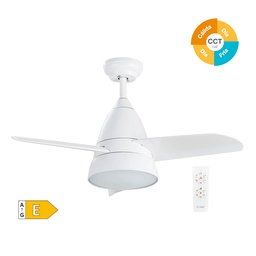 [300005028] Ventilador de teto com comando 36&quot; CCT 3 pás Branco